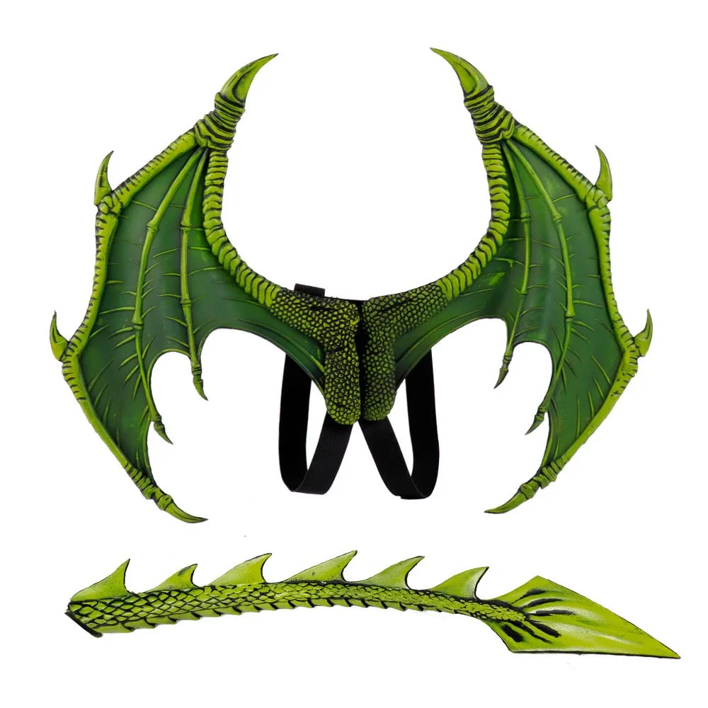 VEVEFHUANG Animal Cospty Dragon Costume Purim Christmas Gift Carnival Party Kids Cosplay Set Wing and Tail Children's day Dragon VEVEFHUANG Animal Cospty Dragon Costume Purim Christmas Gift Carnival Party Kids Cosplay Set Wing and Tail Children's day Dragon
