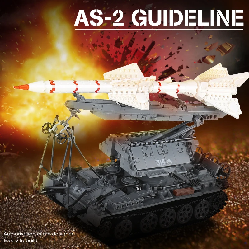 

XingBao Creative WW2 Military Series The SA-2 Guideline Legoe Children Education Building Blocks Bricks Toys Model Gifts 1623Pcs