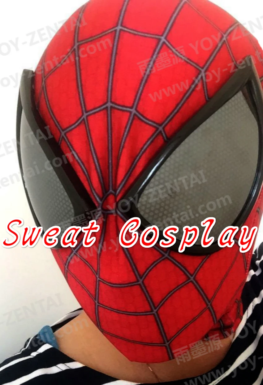 

High Quality New Spiderman Mask With Mirror Lenses Amazing Spiderman Face Mask