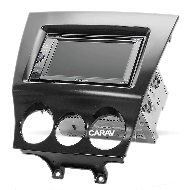Радио фасции Для MAZDA RX-8 2011-2008 двойной Din Радио DVD стерео CD панель тире крепление CARAV 11-234