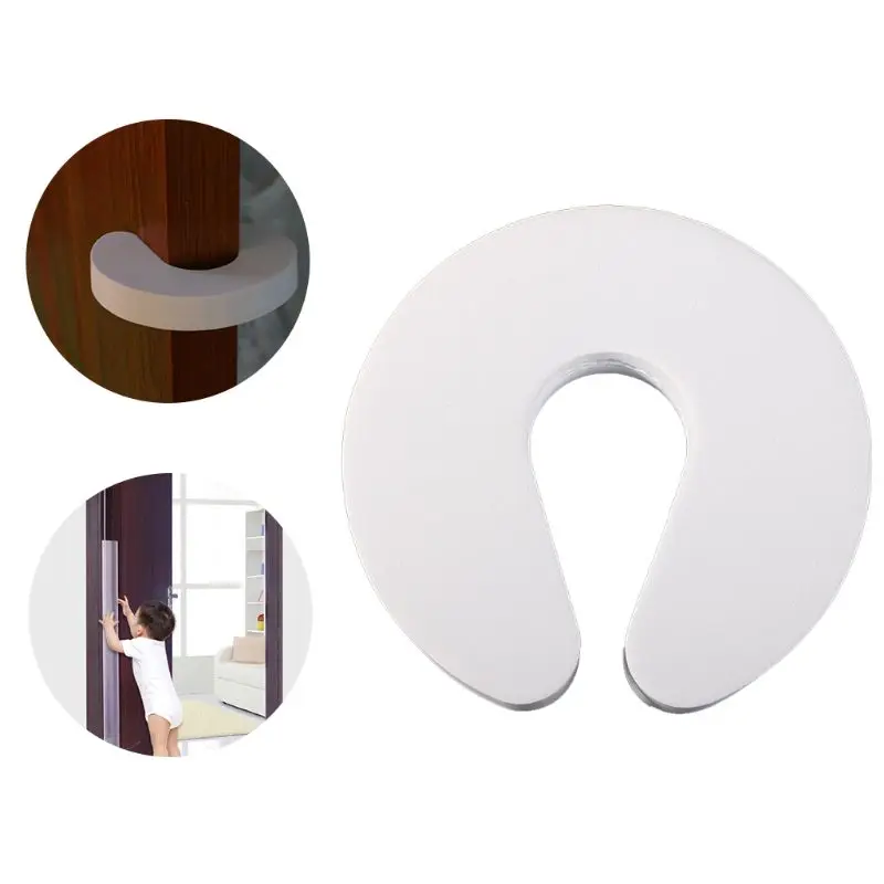 

Foam Door Stopper EVA C Shaped Jammer Kids Finger Safety Guard Anti Slamming Doors Baby Hands Protector