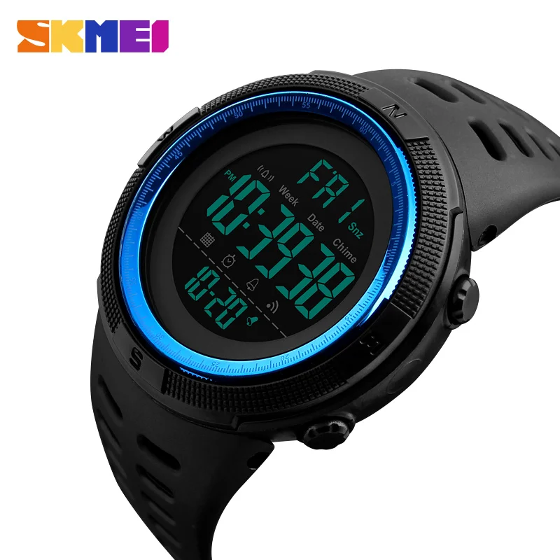 Skmei Brand Men Fashion Student Sports Watch Chrono Countdown Men Waterproof Digital Watch Man Military Clock Relogio Masculino