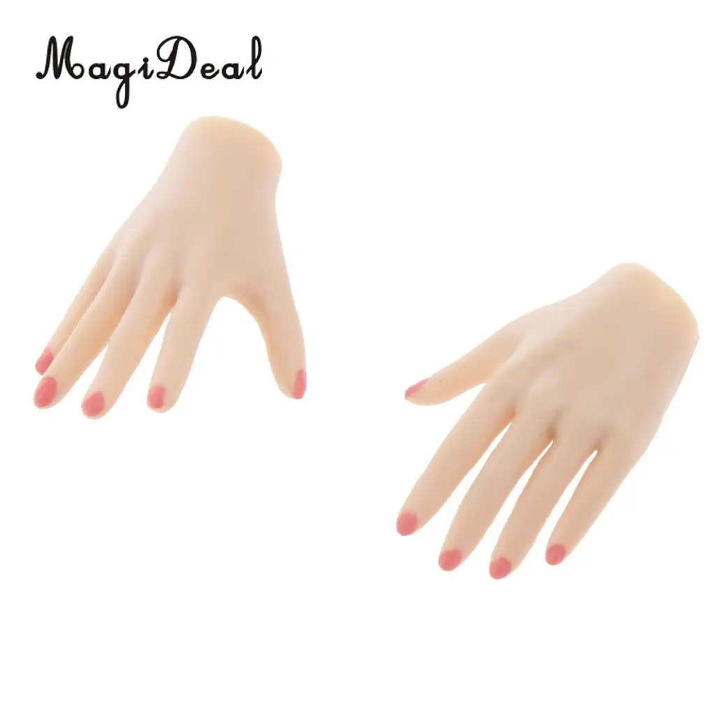 10Pcs PVC 1:6 Scale Womens Hand Models for 12 Inch Female Action Figure Body Dolls Children DIY Making Accs Toys