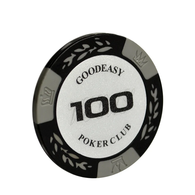 3 шт./лот Пшеница казино глины покерные фишки пользовательские покерные фишки Техасский Холдем Pokers чип доллар монеты покерный набор - Цвет: 100