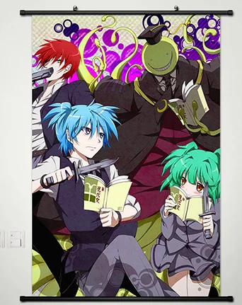 Assassination Classroom Anime Manga Ansatsu Kyoushitsu Wall Scroll Painting 60x90cm Wall Picture Wallpaper Painting Calligraphy Aliexpress