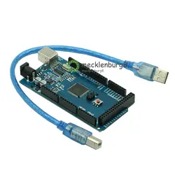 MEGA2560 Мега 2560 R3 ATMEGA16U2 ATMEGA2560 ATMEGA2560-16AU доска для 5V Заменить ATMega8U2 с USB кабелем