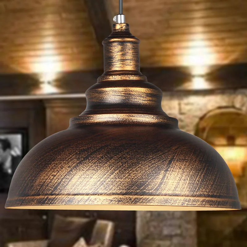 Retro Pendant Lights Industrial Cage Kerosene Lamp Hanglampen Loft