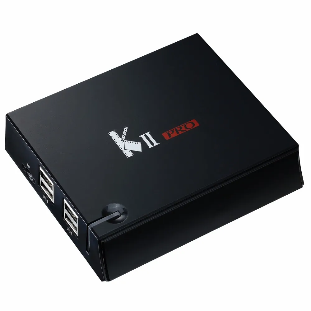 KII PRO Android спутниковый Интернет приемник Amlogic S905D 4K смарт поддержка ТВ-коробок DVB-T2 и S2 Cccams 24 языков для России, испании