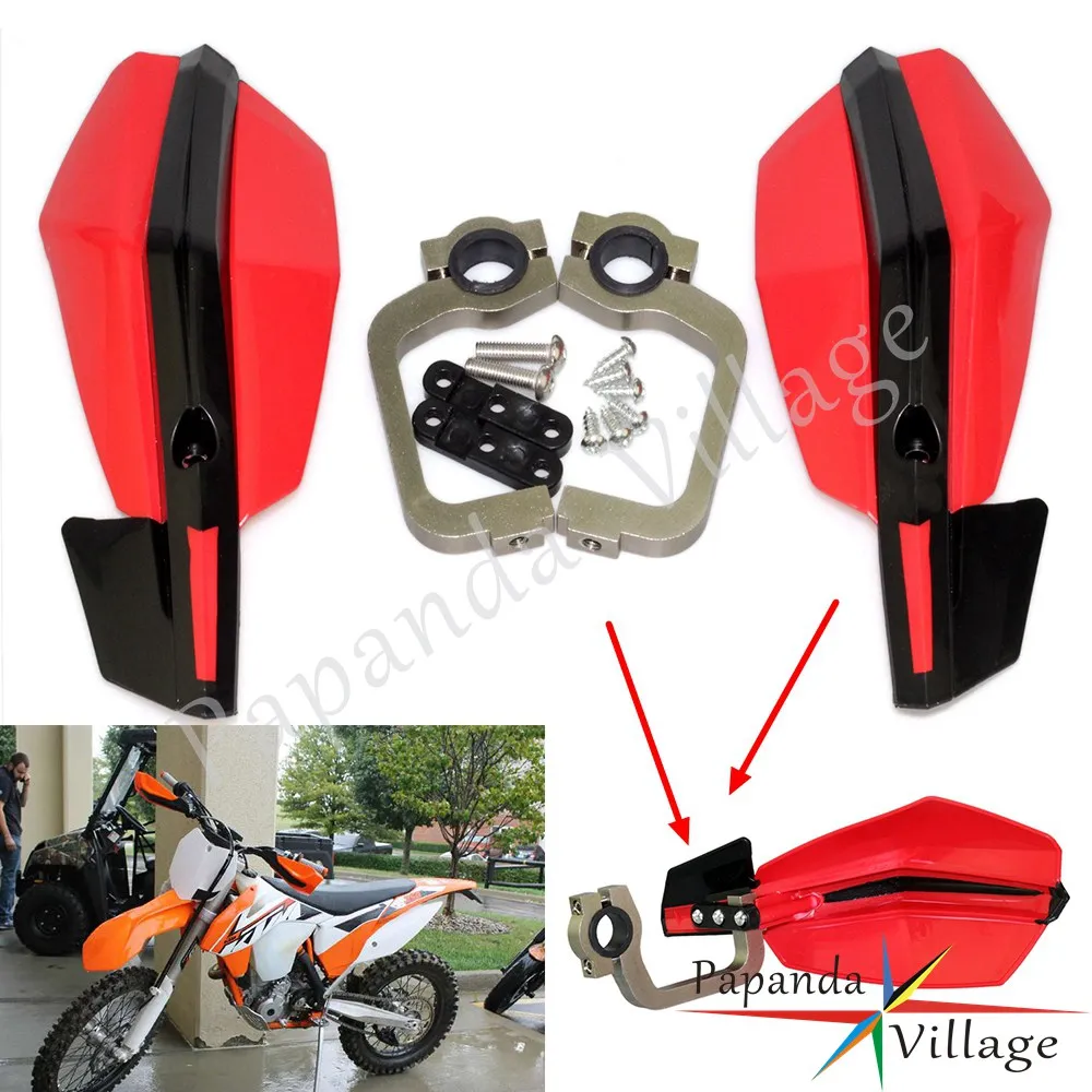 dual sport handguard mirrors