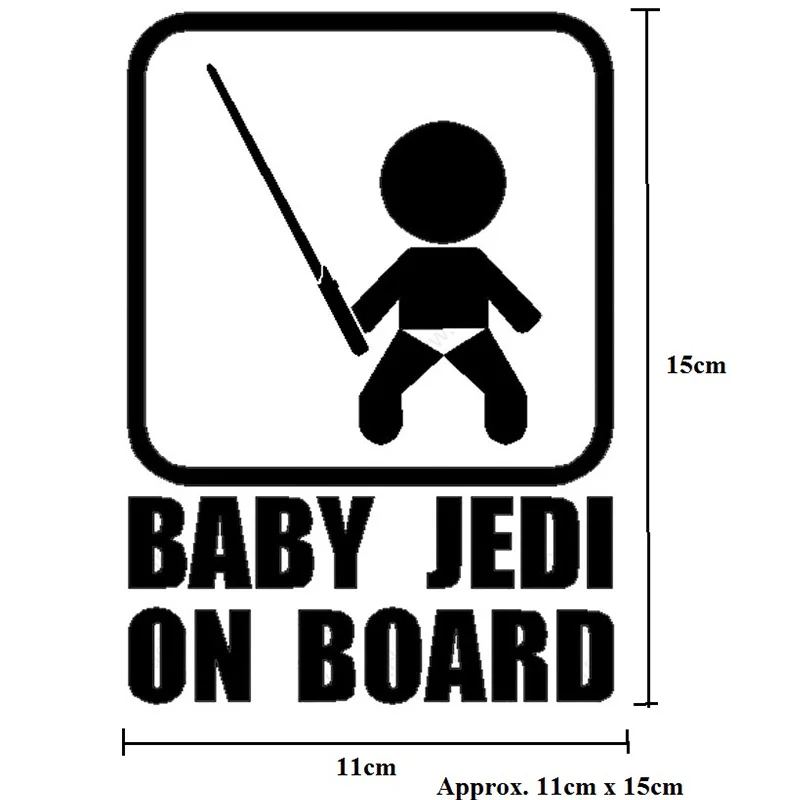 1pc SEEYULE Baby Jedi on Board Car Stickers Creative Funny Cute Vinyl Decal Car Styling Trunk Door Decoration Baby Take Sword 1pc SEEYULE Baby Jedi on Board Car Stickers Creative Funny Cute Vinyl Decal Car Styling Trunk Door Decoration Baby Take Sword