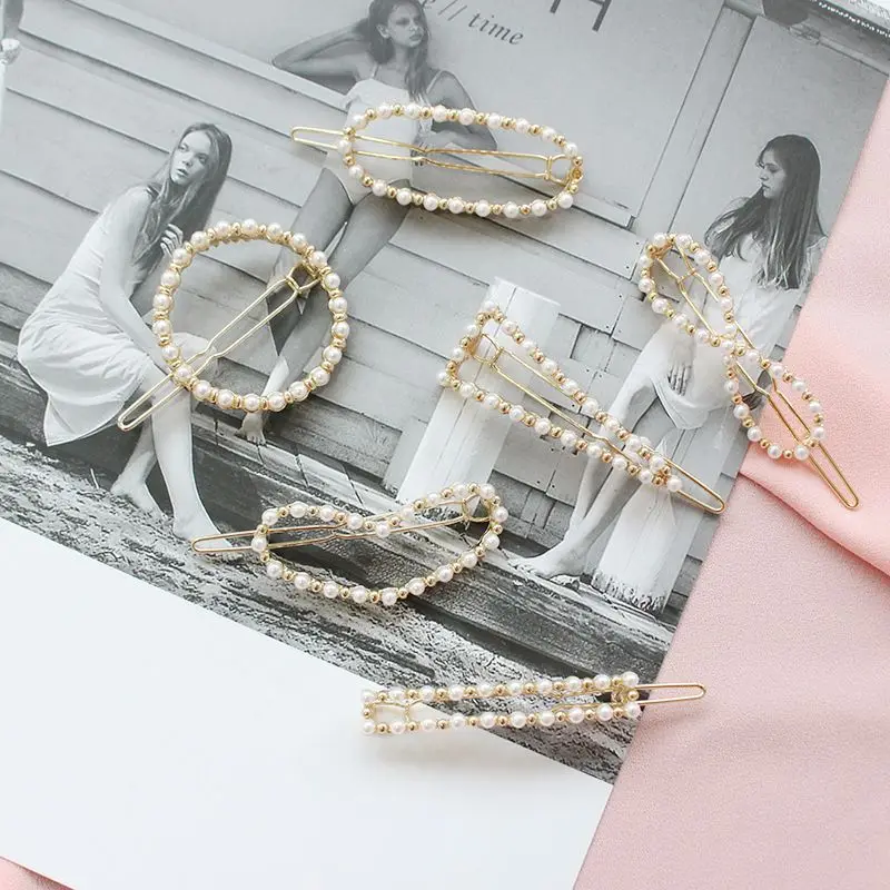 1 pc Korea Fashion Imitiation Pearl Hair Clip Barrettes for Women Girls Handmade Pearl Flowers Hairpins Hair Accessories 1 pc Korea Fashion Imitiation Pearl Hair Clip Barrettes for Women Girls Handmade Pearl Flowers Hairpins Hair Accessories