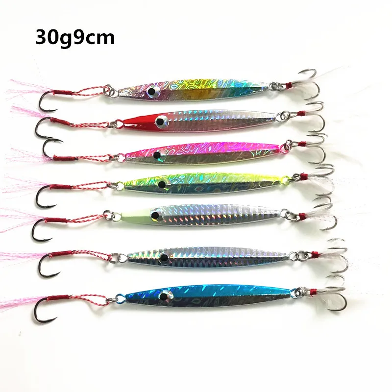 

Fishing Small Jigs Shore Cast Jigbait Lure Hard Bait 30g 40g Artificial Lures Salix Leaf Shaped