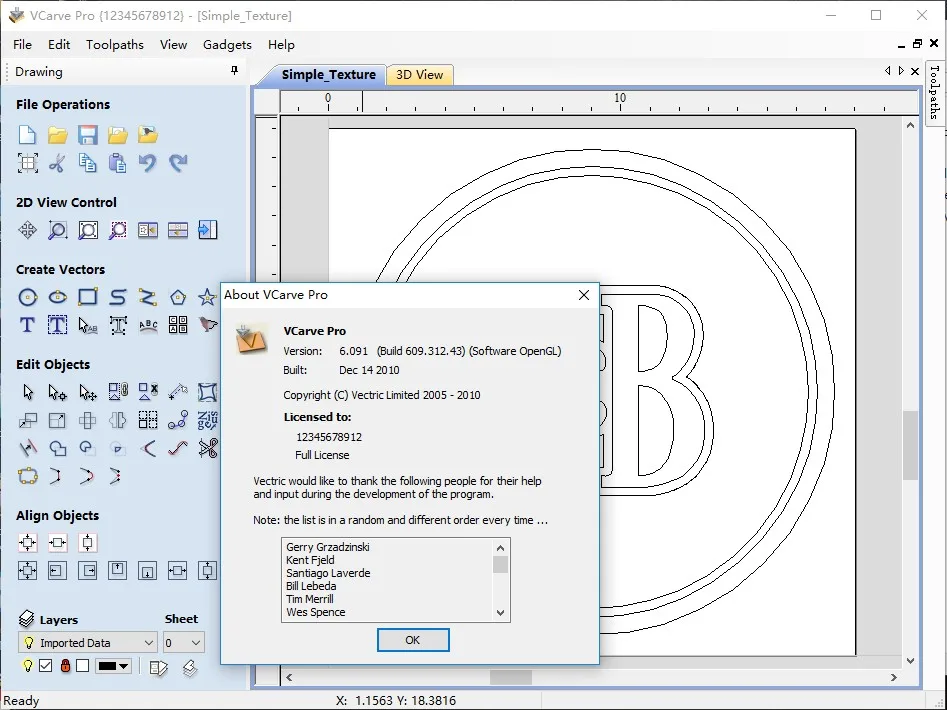 Гравировальный программы vectric vcarve Pro 6.091