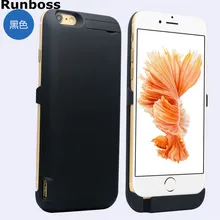 Для iphone 6S плюс Перезаряжаемые Батарея Зарядное устройство чехол runboss 8200 мАч внешнего резервного Мощность чехол для iPhone 6 plus