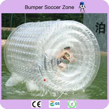 

Free Shipping Clear Color Inflatable Roller Ball On Water Ball Infaltable Water Roll For Kids And Adults Water Game