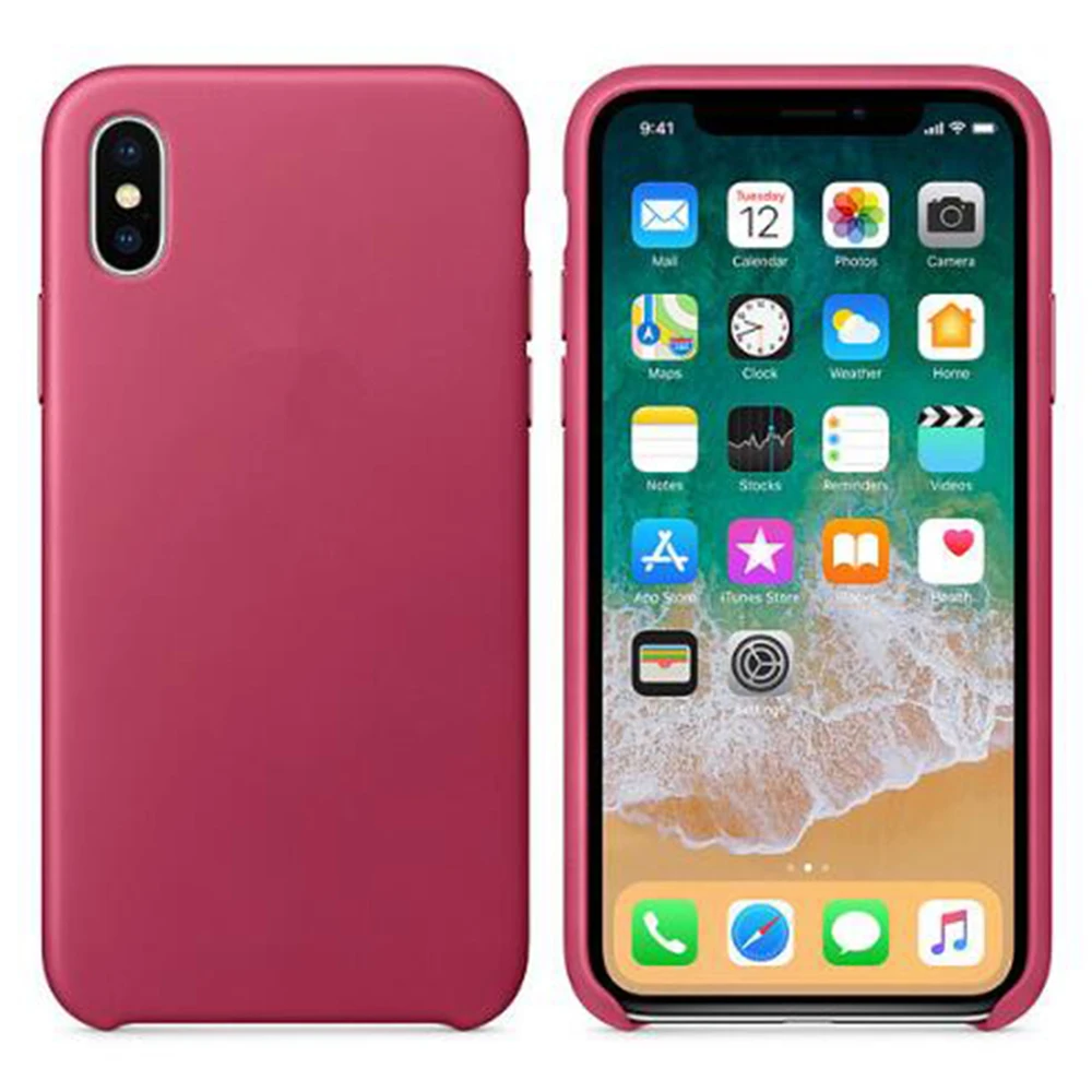 Роскошный кожаный чехол для iPhone XR XS MAX X 7 8 7 Plus 8 Plus