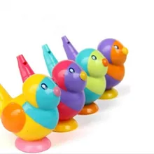 1 шт., музыкальный свисток, инструментальные игрушки, разноцветный детский, детский, мультяшная птица, водяная игрушка для ванны, цвет в случайном порядке