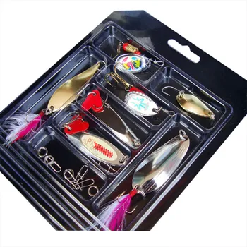 

1 Set Artificial Fishing Lure Bait Simulation Accessories Sequin Metal Set Hook For Sea Lake YS-BUY