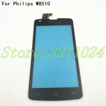

For Philips Xenium W8510 Touch Screen Digitizer Front Glass Panel Sensor Replacement Black Color Free Shipping+Tools