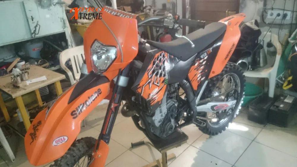 Новинка Белый Универсальный фары для KTM EXC SXF SX XCF SMR мотокросс эндуро Байк супермото