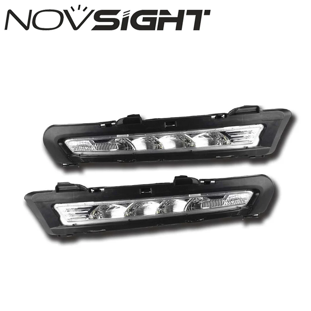 

NOVSIGHT Car Light LED DRL Daytime Running Lights Auto Car Fog Lamp Light Source White For Ford Mondeo 2010-2012 D35