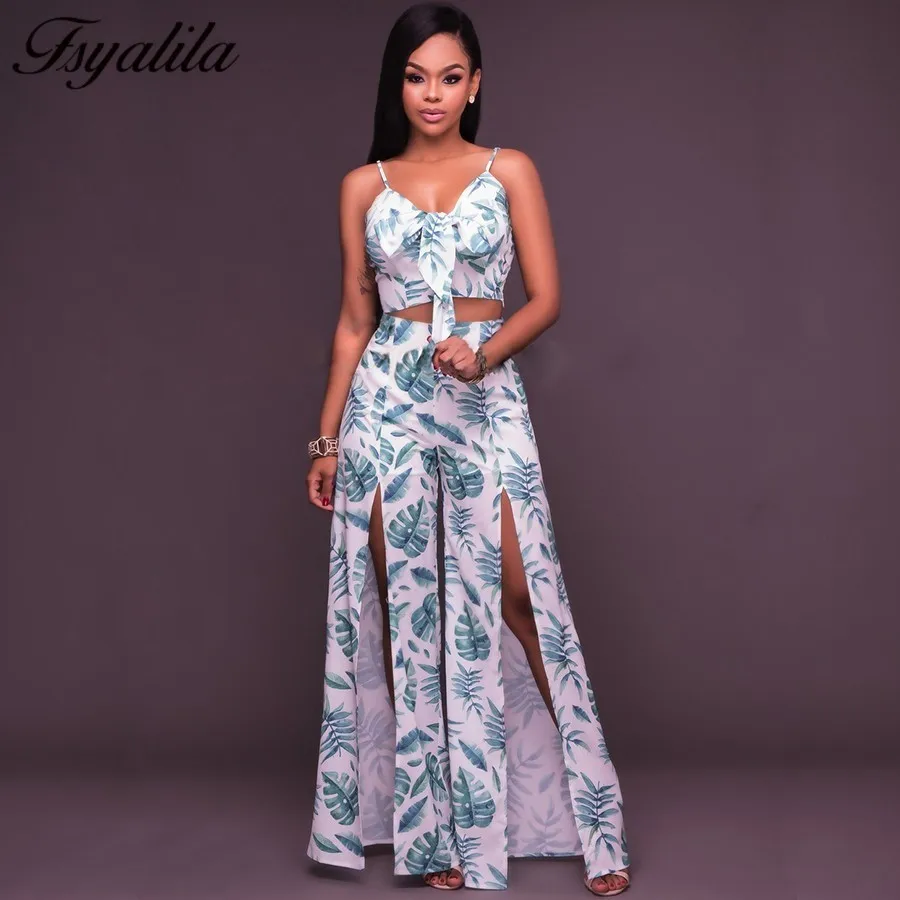 jumpsuit with leg slits