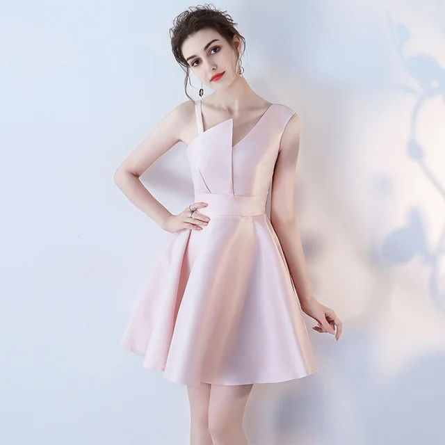 Новые свадебные туфли чонсам, Восточный стиль Женские свадебное Ципао вечерние платье модный элегантный в китайском стиле короткий халат; Одежда для девочек; Vestido S-XXL - Цвет: light pink