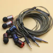 DIY earphone HIFI 9 2mm font b speaker b font Bass silver plated wire