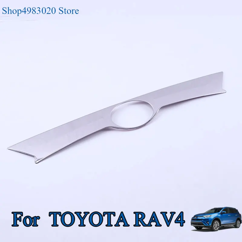 Для Toyota RAV4 для Toyota Previa RAV 4 2013 Нержавеющая сталь Задняя Крышка багажника облицовка капота полосы задняя дверь загрузки аксессуары для отделки