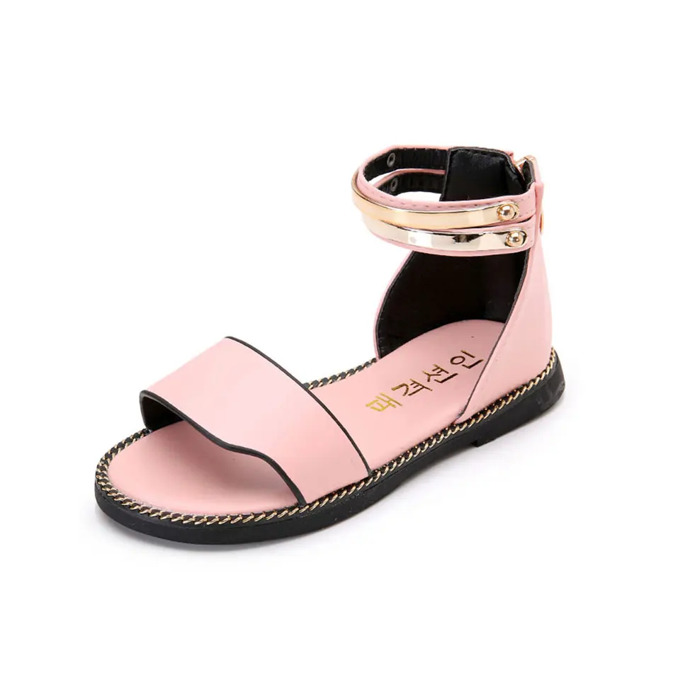 sequin sandals flat