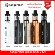 Горячая Kangertech Subox Mini-C Vape комплект Subox Mini C 50 Вт коробка мод с 3 мл Protank 5 без 18650 батарея коробка мод вейп набор VS Drag 2 комплект