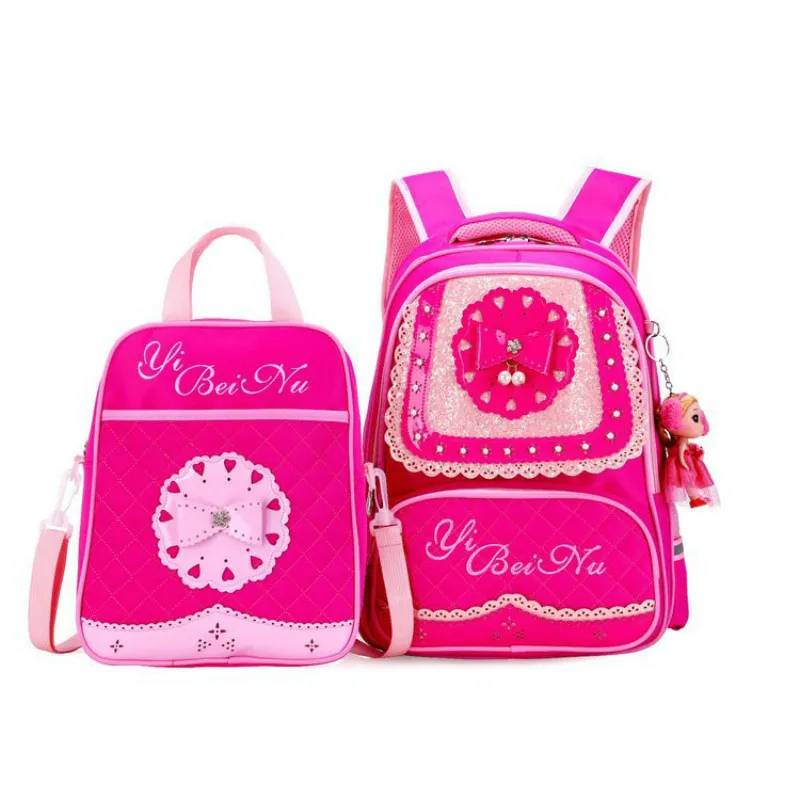 

Children School Bags Teenagers Girls Printing Rucksack school Backpacks 2pcs/Set Mochilas kids travel backpack Cute shoulder bag