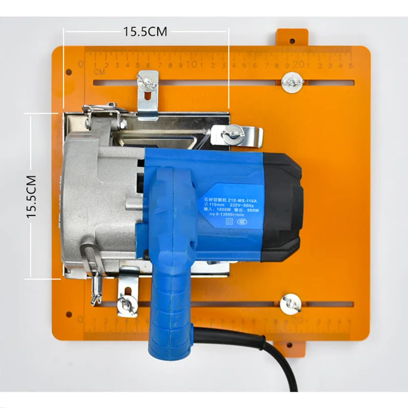 Деревообрабатывающая мраморная циркулярная пила электрическая циркулярная пила модификация бакелита Нижняя пластина инструмент плотника