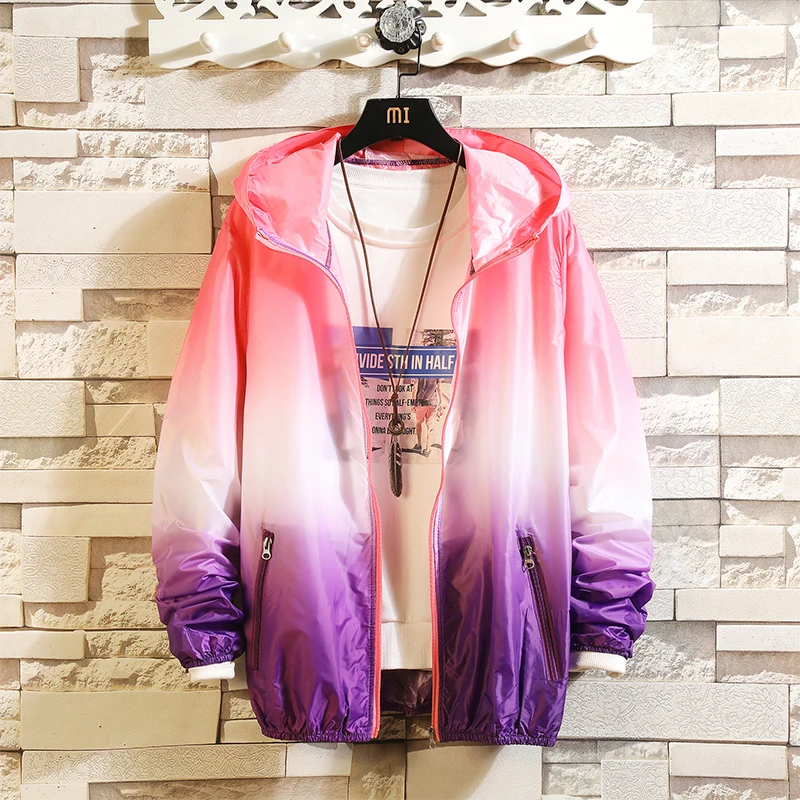 

Summer Outdoor Wild Color Casual Loose Jacket Fashion Sun Protection Clothing New Men's Lightweight Couple Men And Women Jacket