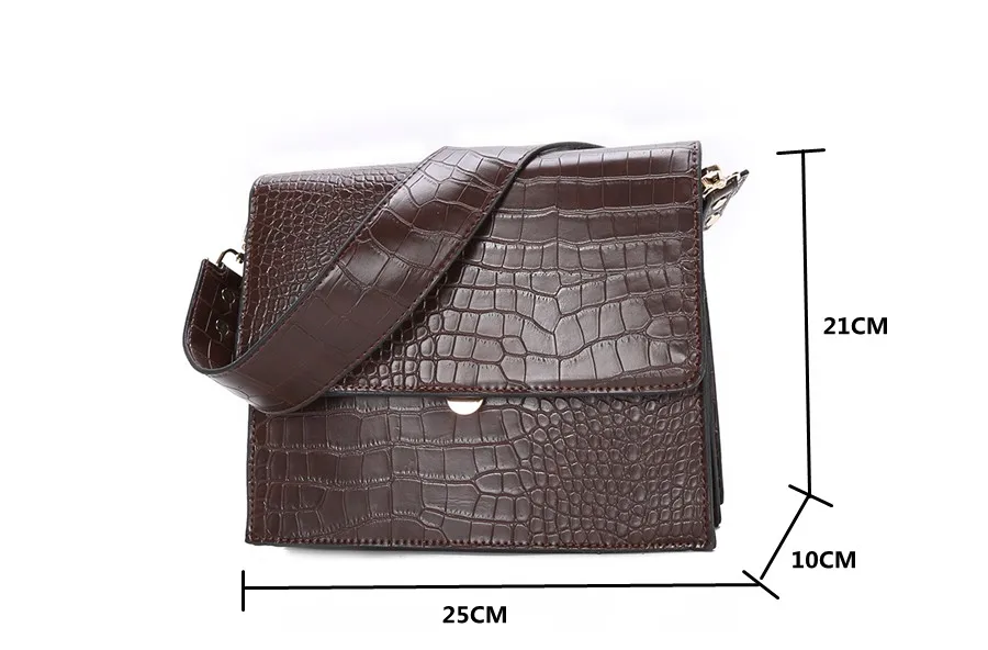 Beiluoshi2018 новая южнокорейская модная маленькая квадратная сумка под крокодиловую кожу осенняя и зимняя сумка на одно плечо