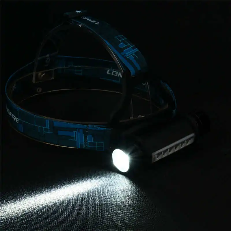 lanterna led t6+ COB перезаряжаемый налобный фонарь для велосипеда/велосипеда охотничьи фары светодиодный фонарик 18650 fanatic#4S14