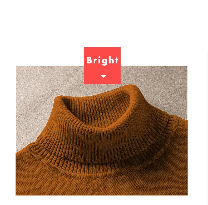 MRMT 2018 Фирменная Новинка Для мужчин трикотажные свитера модные Однотонный свитер Повседневный пуловер для мальчиков с высоким воротником