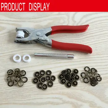 

Free fee 3 color 200sets+a plier +a hand installation 9.5mm metal brass prong snap buttons 4 part ring buttons fastener