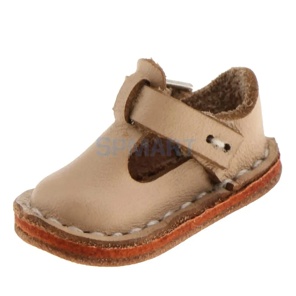 Pair of Fashion Shoes PU Leather Lace up Boots Shoes for 12'' Blythe Doll Clothes