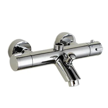 

Wall Mounted Bath Shower Ceramic Thermostatic Faucets Valve Bathroom Shower Water Thermostatic Control Valve Mixer Faucet Tap