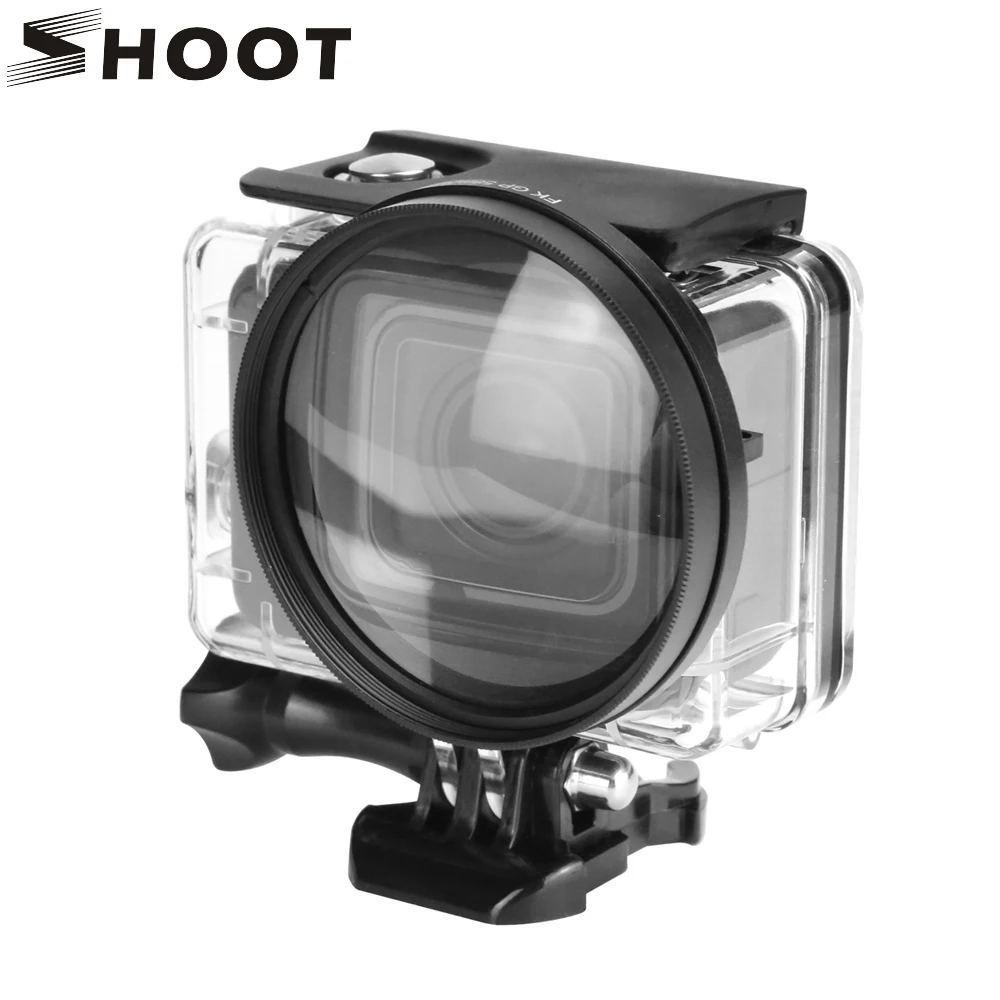

SHOOT 58mm Magnification Close up lens Macro Lens for Gopro Hero 7 6 5 Black Original Waterproof Shell Go Pro 6 5 7 Accessories