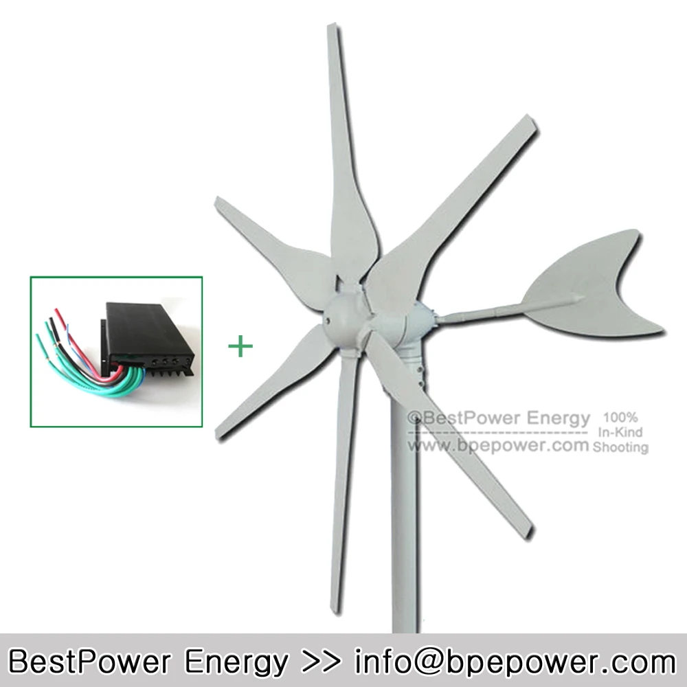 300W 12V Wind Generator Max 400W Wind Turbine Kits + 12v 