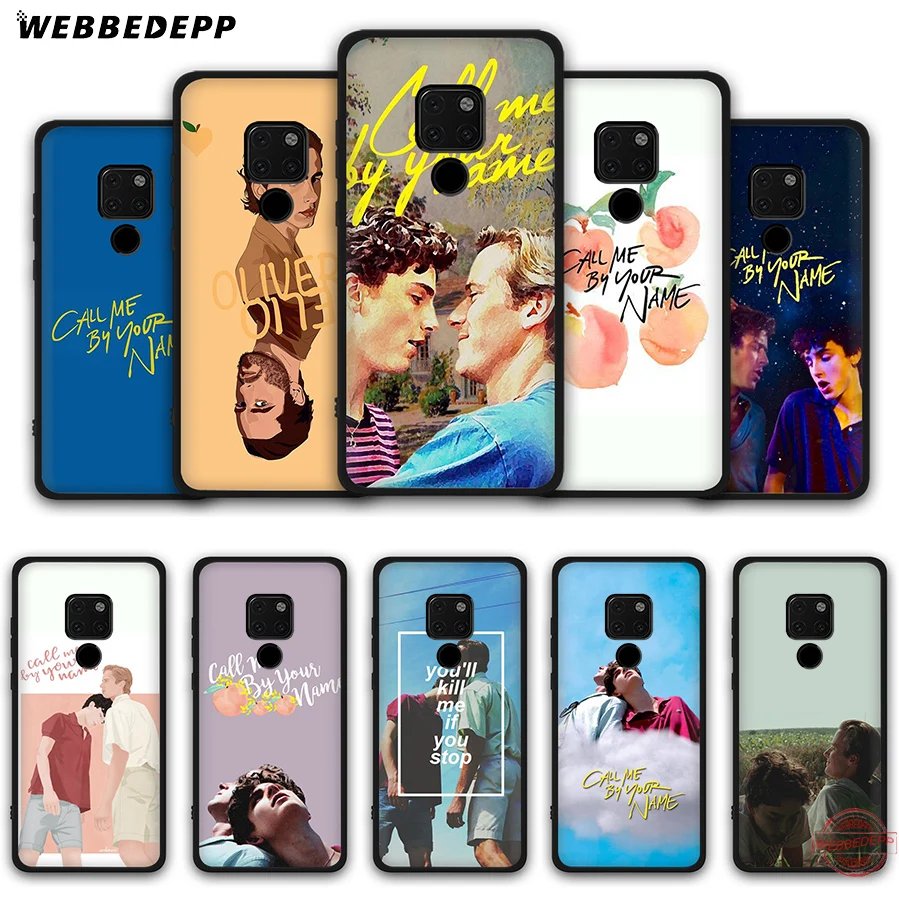 Мягкий чехол WEBBEDEPP с надписью Call Me By Your Name для Huawei Mate 30 10 20 Pro Lite Nova 2i 3 3i 4 5i 2 чехлы |