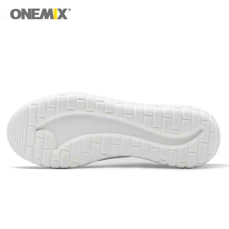 ONEMIX мужские кроссовки для женщин из черной микрофибры, дизайнерские кроссовки для бега, уличные спортивные носки для ходьбы, кроссовки