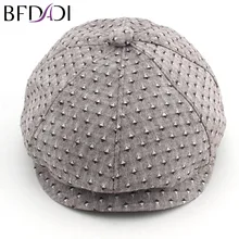 BFDADI весенне-летняя кепка Newsboy размер 57 58 59 60 см модная кепка s дышащая Кепка для мужчин и женщин