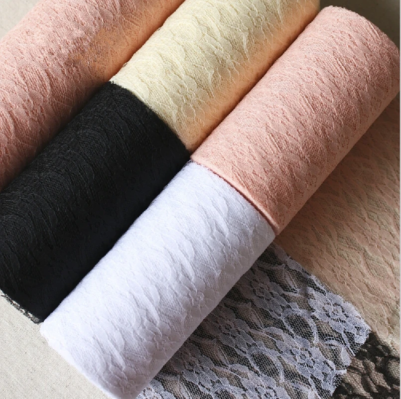 

25yard Lace Roll Ribbon Fabric 6inch wide long for Wedding Party Decoration 7LS04