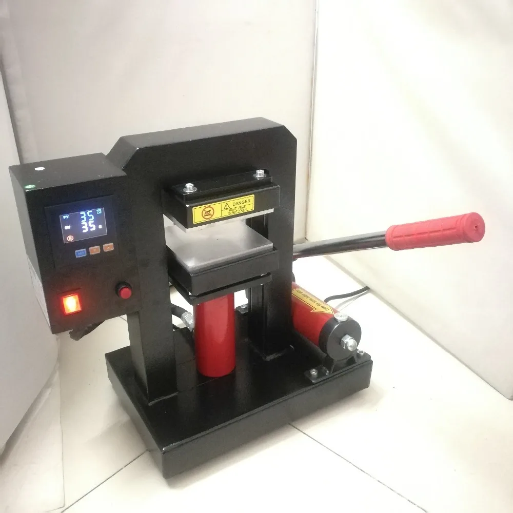 

New 5"x5" High Pressure Hydraulic Oil Extract Oil Press Rosin Press Machine With Double sided heating press plates 110V/220V