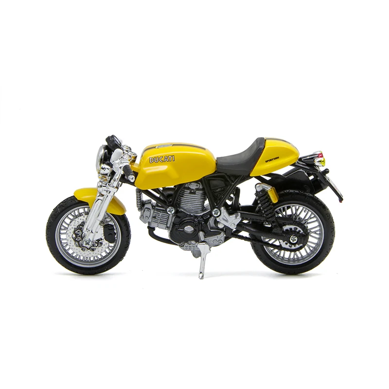 Модели мотоциклов Maisto 1:18 Ducati SPORT 1000 Литые пластиковые миниатюрные Гоночные