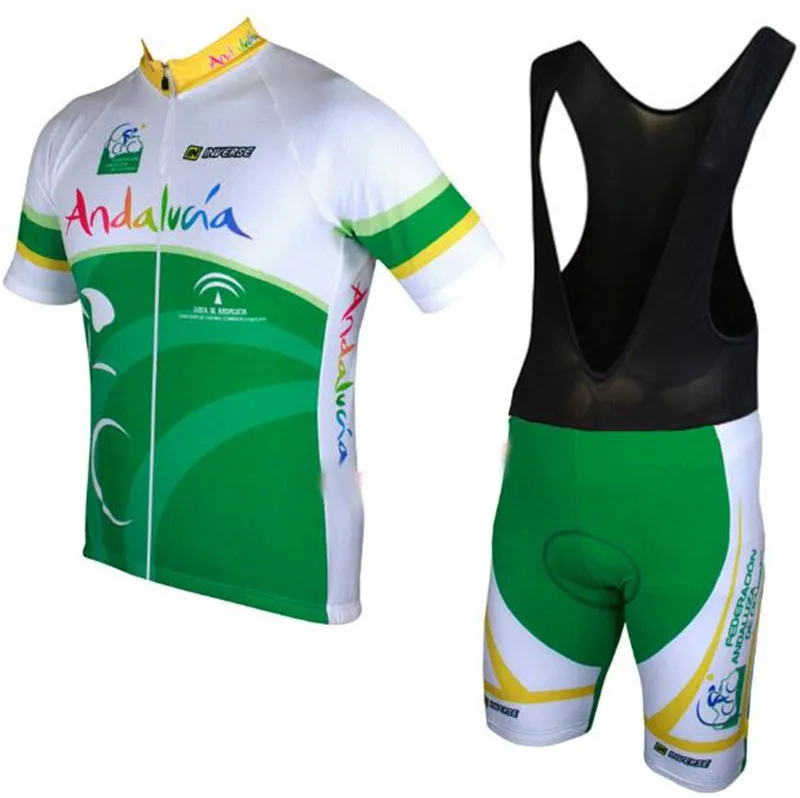 Андалусия команда футболка для велоспорта UCI Велоспорт короткий рукав майки DH MX спортивная одежда MTB Roupa Ciclismo гелевая Подушка 19d - Цвет: 3