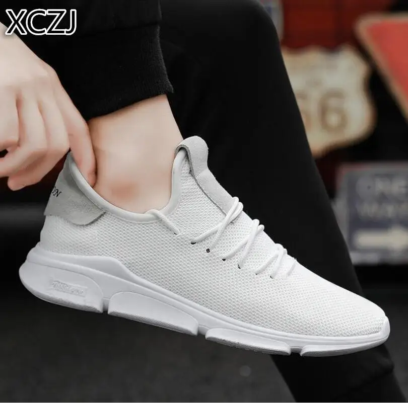 

XCZJ 2018 Men shoes Lightweight sneakers Breathable Slip-on Casual Shoes For adult Fashion Footwear Zapatillas Hombre